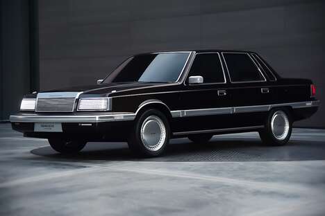 Restored Retro-Futuristic Sedans