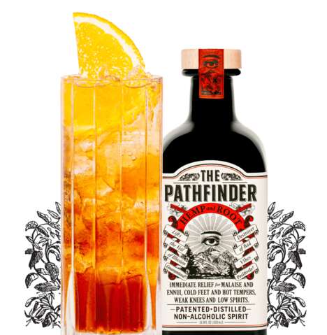 Zero-Proof Herbaceous Hemp Spirits