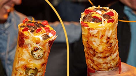 Cheesy Double-Meat Burritos
