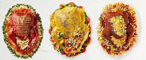 Hot Dog-Themed Turkeys