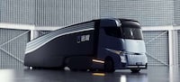Living Area-Equipped Shipping Trucks