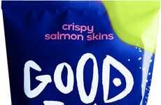 Wasabi Salmon Skin Chips