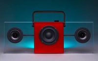 Minimalist See-Through Speaker Units Image 1