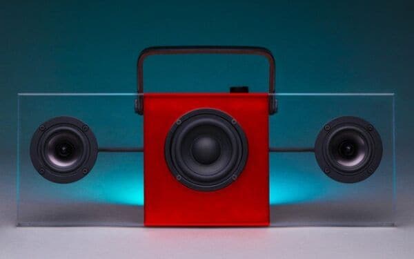 Minimalist See-Through Speaker Units