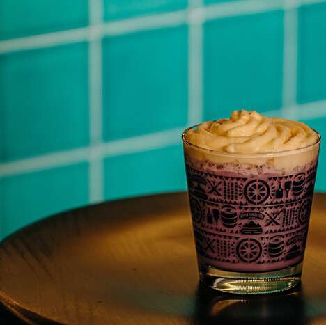 Ube-Coconut Cocktails
