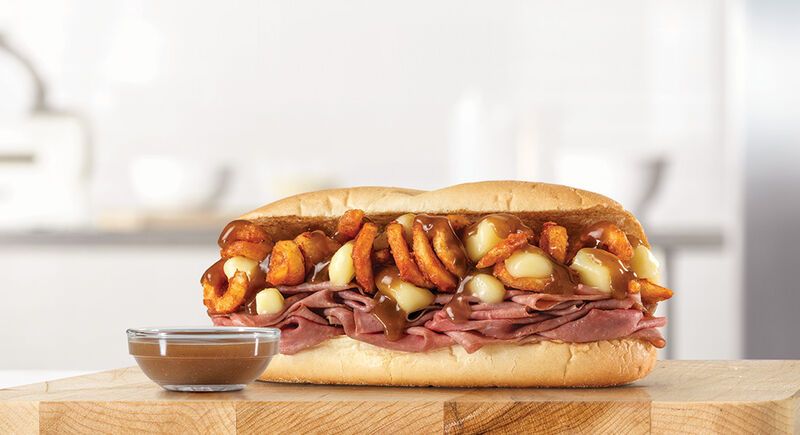 Poutine-Stuffed Sandwiches