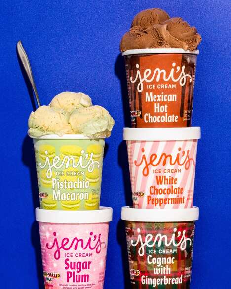 Extravagant Holiday Ice Creams