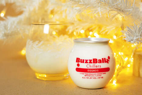 Compact Eggnog Cocktails