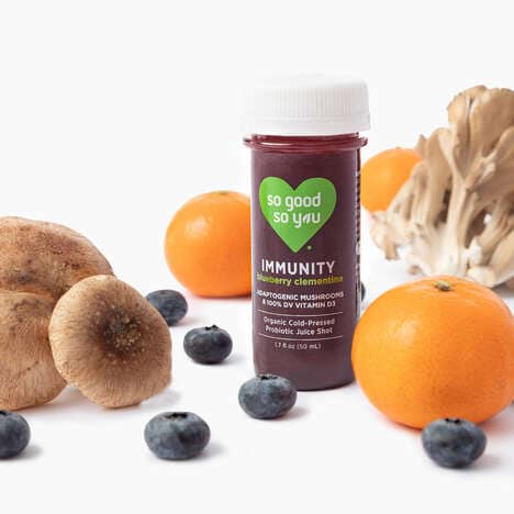 Mushroom-Infused Wellness Shots