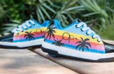 Surfing-Themed Wheeled Shoes
