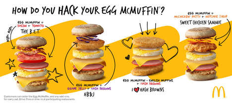 Customizable Breakfast Sandwiches