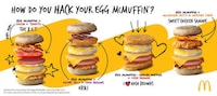 Customizable Breakfast Sandwiches