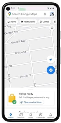 Smartphone Map App Features Image 2