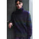 Striped Roll-Neck Sweaters Image 1