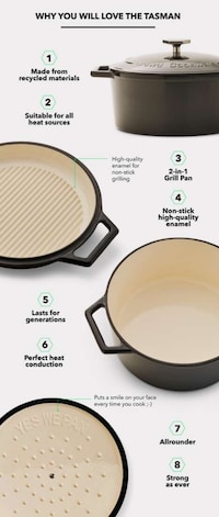 Recycled Cast Iron Cookware Image 2