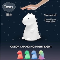 Rechargeable Multicolored Dinosaur Lights Image 1