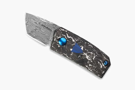 Luxury Damasteel Utility Knives