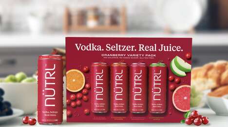 Cranberry Vodka Seltzers