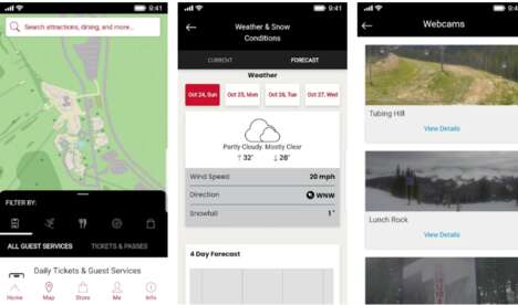 Paper-Saving Ski Resort Apps