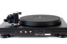 Hefty Direct-Drive Turntables