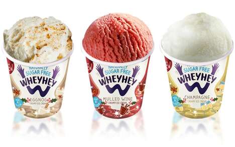 Boozy Sugar-Free Ice Creams