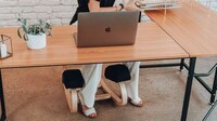 Naturalistic Kneeling Office Chairs Image 4