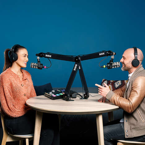 Noiseless Microphone Boom Arms
