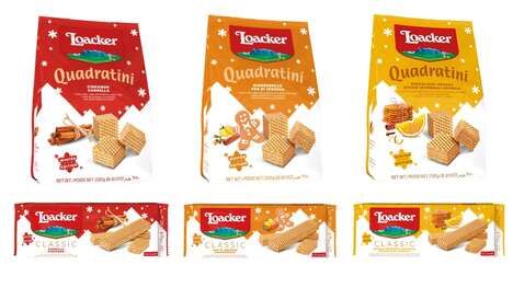 Holiday Flavored Wafer Treats