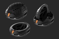 Collapsible Space-Saving Cyclist Helmets