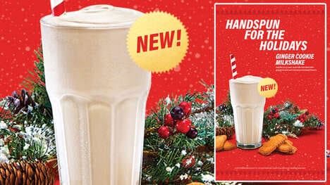 Gingery Holiday Milkshakes