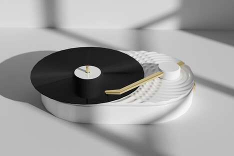 Rippling Sound Wave Turntables