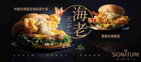 Fried Seafood Sandwiches