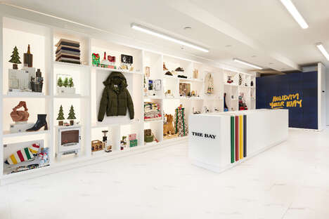 Digitally Integrated Holiday Pop-Ups