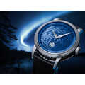 Northern Lights-Themed Timepieces - GoS Introduces New Limited Edition Blue Guilloché Wrist Watch (TrendHunter.com)