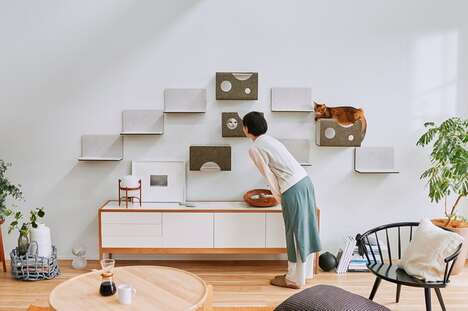 Modular Magnetic Cat Walls