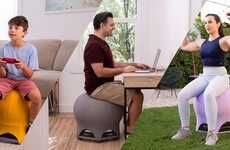 Exercise-Friendly Gym Ball Chairs