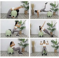 Exercise-Friendly Gym Ball Chairs Image 2