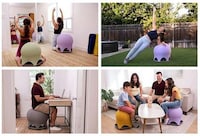 Exercise-Friendly Gym Ball Chairs Image 3