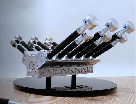 Engine-Inspired Desk Pen Sets