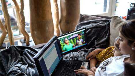 Sliding Laptop Display Extenders