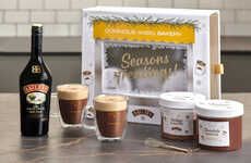 Liqueur-Flavored Hot Chocolate Kits
