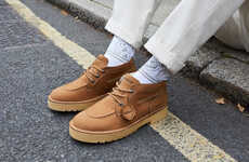 Hybrid Chunky Suede Boots