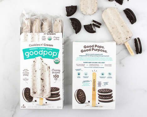 Do-Good Cookie Popsicles