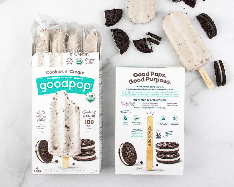 Do-Good Cookie Popsicles