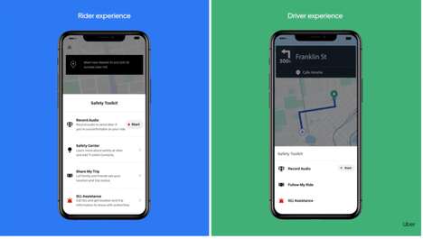 Auditory Rideshare Safety Updates