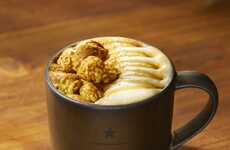 Comforting Popcorn Cappuccinos