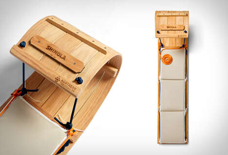 Old-Fashioned Americana Snow Sleds