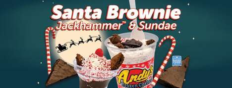 Candy Cane-Infused Custards