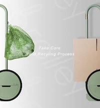 Waste-Collecting Recycle Trolleys Image 2