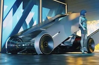 Panoramic Dragster Sports Cars Image 2